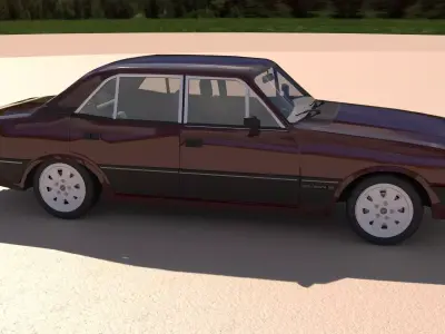 Opala Diplomata 1988 SE 3D model