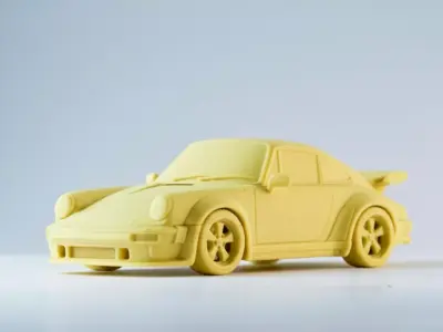 Porsche Carrera 911 930 RWB 3D Car Model 3D print model