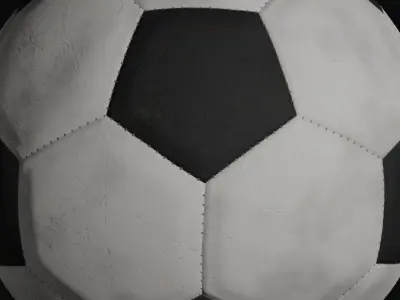 Low-poly soccer ball Low-poly 3D model