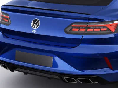 Volkswagen Arteon Shooting Brake R and Elegance 2021 3D model