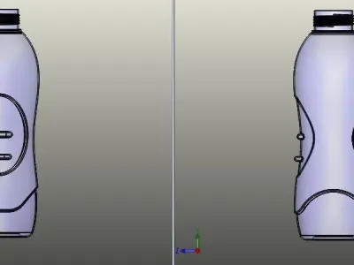 bottle plastic 3D model
