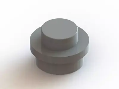 Lego 1 x 1 Short Cylinder Free 3D model