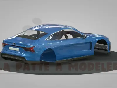 Audi GT Concept LPAM 3D model