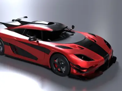 Koenigsegg One 3D model