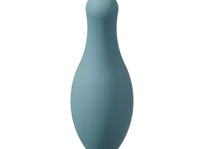 Plastic Exquisite Bowling Pin Toy 3D model