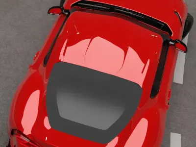 Supra sport car  3D model