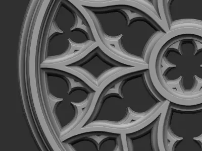 Gothic Tracery 4 3D print model