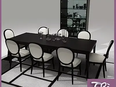 ELEGANT DINING TABLE 3D model