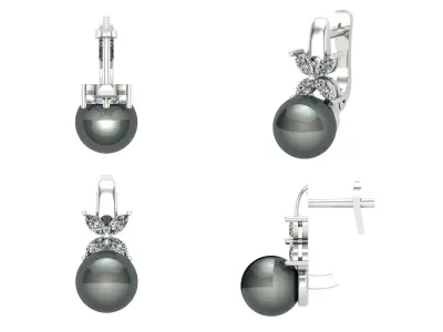 Earrings 42 3D print model