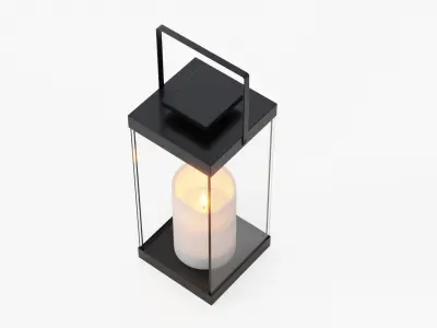 lantern09 candle lantern 3D model