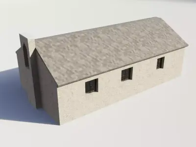 ChurchCountrySide 3D model