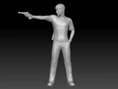 Shooting Range boy 4 3D print model