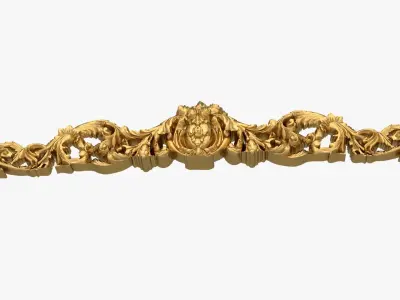 Classic decor ornament 275  3D print model