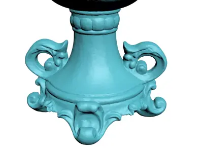 Ornate Azure Vase 3D print model