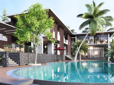 Lumion 2024 SCENES PREMIUM EXTERIOR EFFECT READY 3D model 3D model