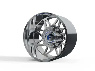 REAR forgiato Finestro-D DURO DUALLY WHEEL 3D print model