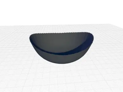 Liston Serving Bowl 3D model