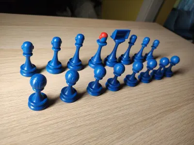 Water polo chess kit 3D print model