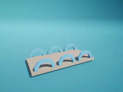 Lil Bridge Free low-poly 3D model