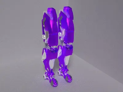 robot feet Free 3D model