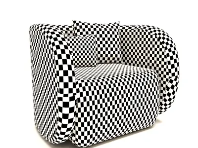 Pure Chair Low-poly 3D model