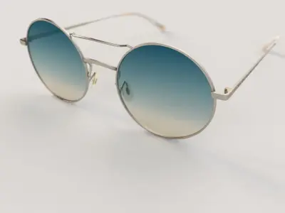 Oliver Peoples Nickol Luxury Sunglass 3D model