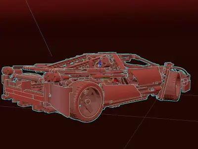 LEGO FERRARI ENZO 3D model