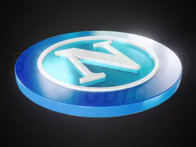 SSC Napoli logo - Cinematic - 3D print 3D model