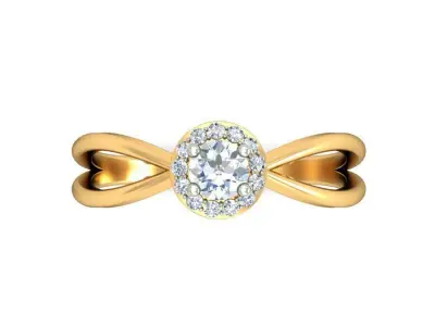 elegant luxury ring 3D print model shop