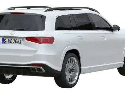 Mercedes Benz GLS 63 AMG 4Matic 2021 3D model