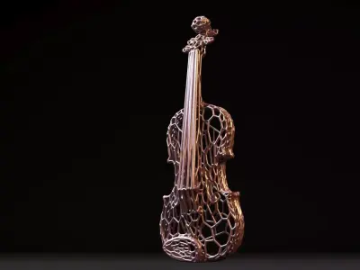 Souvenir violin 3D print model