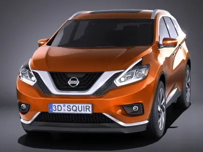 Nissan Murano 2017 VRAY 3D model