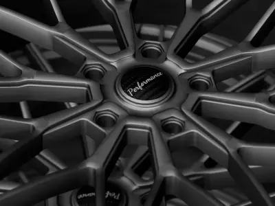 Realistic Wheel 3D model