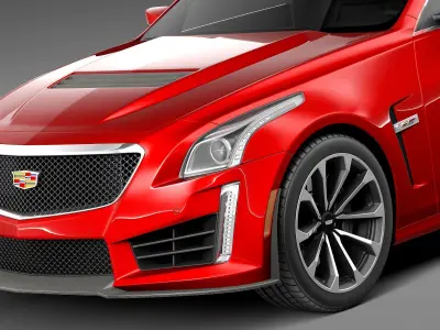 Cadillac CTS-V CG 2016 3D model