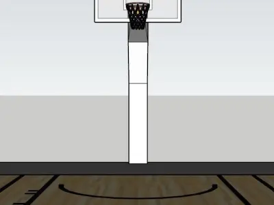 Basketball Court 3D model