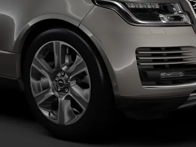 Range Rover Hybrid LWB L405 2018 3D model