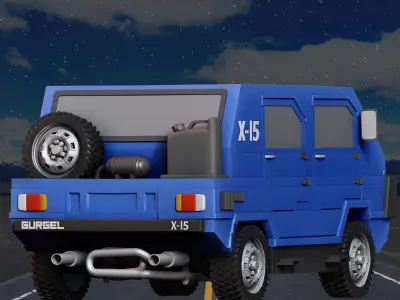 Gurgel Car 3D print model