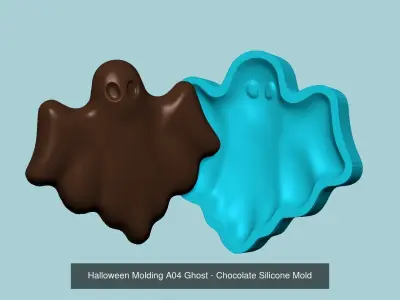 08 Halloween Moldings Collection - Chocolate Silicone Mold
