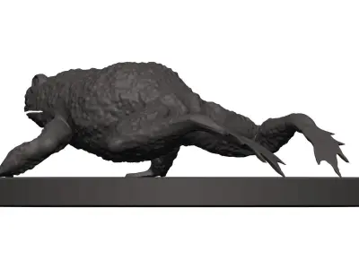 Bullfrog lizard 3D model