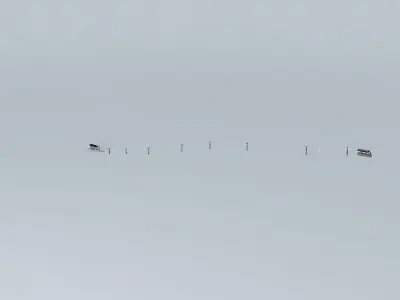 St. Louis Express Quad Chairlift  Free 3D model