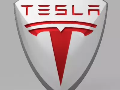 Tesla 3d logo 1 3D model