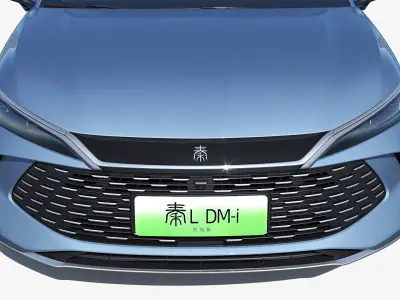 2025 BYD QinL DM-i with interior 3D model