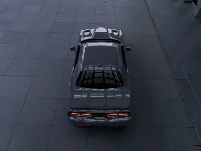 Dodge Challenger Hellcat 3D model