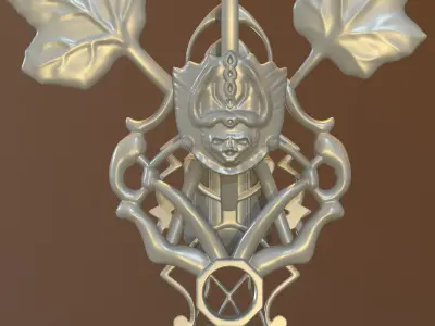 winter key 3D print model