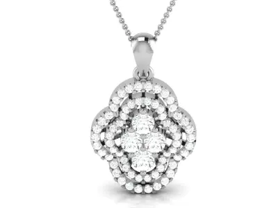 Pendant for Women 3dm STL FBX OBJ Render Details 3D print model