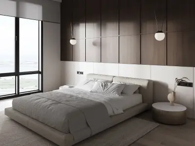 Cozy Bedroom 3D model