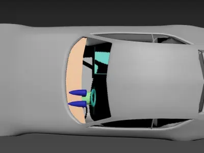 maybah 6 car Low-poly 3D model