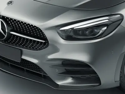 Mercedes B-class 2019 AMG line 3D model