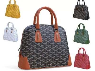 Goyard Vendome Bag 3D Model Pack