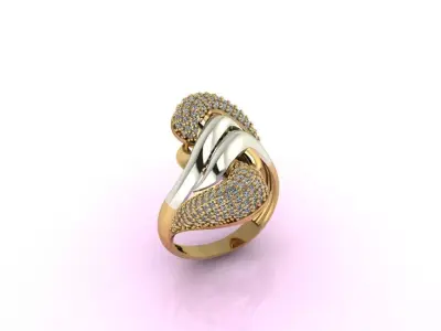 Women Ring 3D print model 10